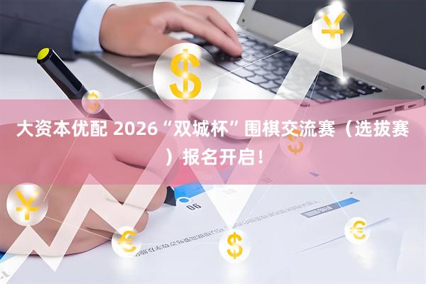 大资本优配 2026“双城杯”围棋交流赛（选拔赛）报名开启！